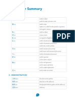 Grammar Summary: 1. Particles が ga は wa