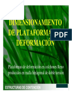 07 GAVIONES DIMENSIONAMIENTO PLATAFORMAS DE DEFORMACIÓN