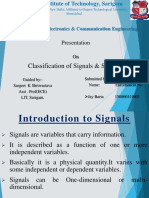 Classification of Signals & Systems: Presentation