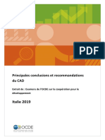 Italie 2019 Principales Conclusions Et Recommandations Du CAD PDF