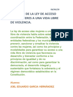 Resumen de La Ley de Acceso A Las Mujeres PDF