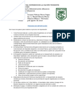 Proceso de Importación - Chura Yugar Carmen Valeria PDF