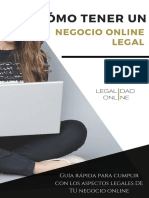 Ebook - Cómo Tener Un Negocio Online Legal