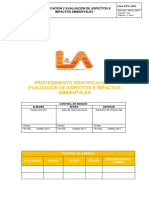 L&A-PRO-002-Procedimiento Identificaciòn y Evaluaciòn de Impactos y Aspectos Ambientales PDF