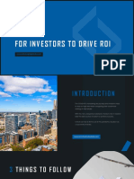 PRESENTATION - ERE -Tactics for Investors to Drive ROI