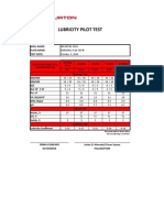 Lubricity Pilot Test: Test Performed by Eduard Mora Barrancabermeja's Lab Tech