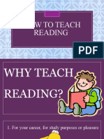 How To Teach Reading