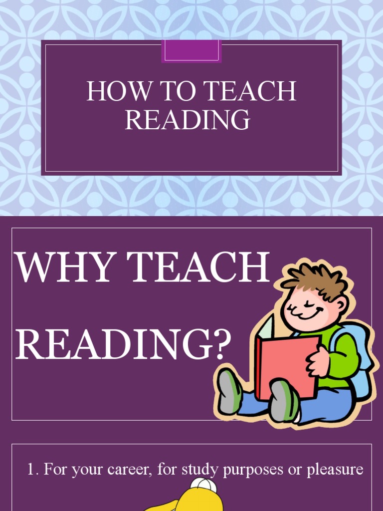 How To Teach Reading PDF Applied Psychology Human Communication