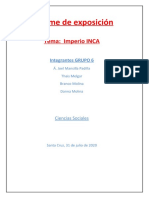 Informe Los Incas Grupo 6