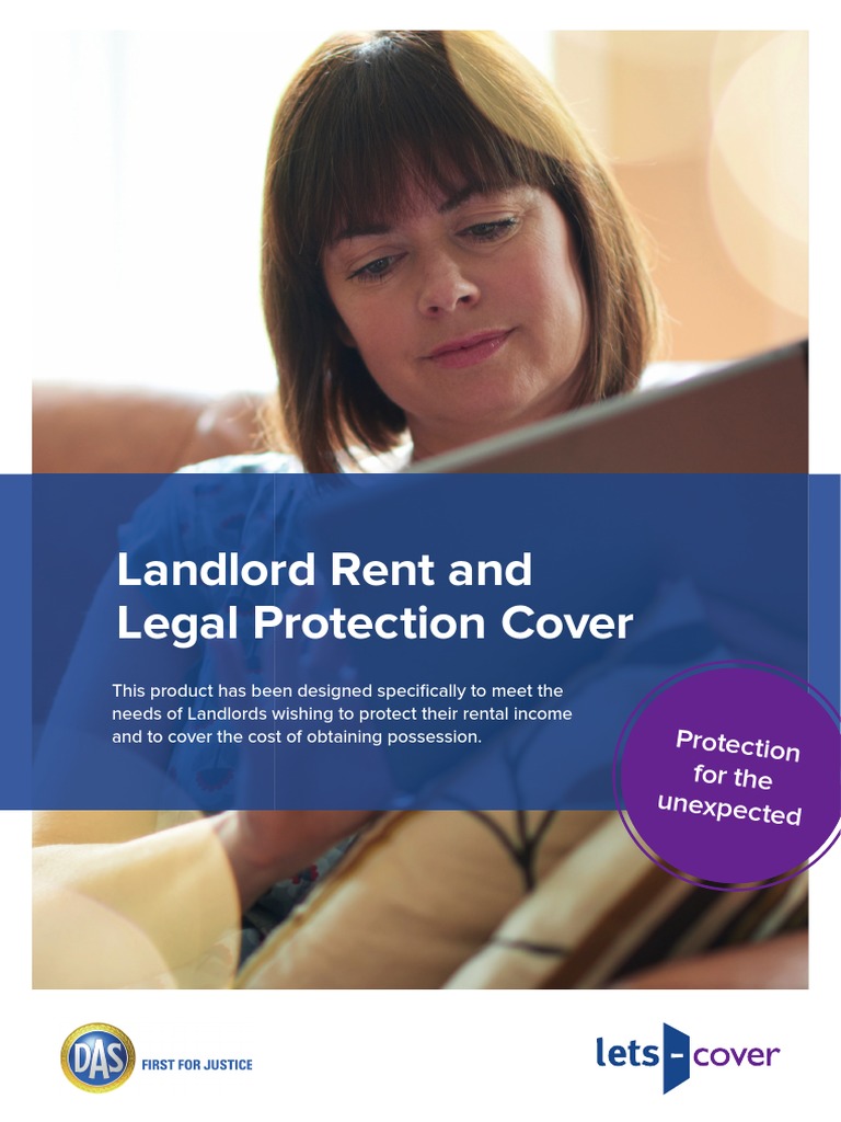 Rent & Legal Protection A4 Brochure PDF Landlord Leasehold Estate