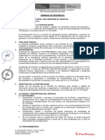 EXP-UZARQ 014-UZARQ014-2020 Propuesta de TDR para Servicio de Análisis Técnico en Mun Prov Condesuyos
