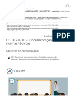 UC01G04UE5 - Documentação Técnica - Normas Técnicas - FUNDAMENTOS DA COMUNICAÇÃO E INFORMÁTICA