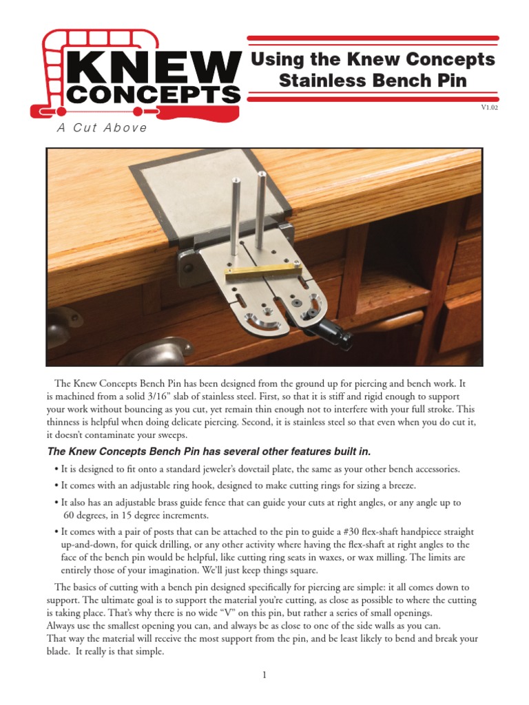 A Guide to Using the Knew Concepts Stainless Steel Bench Pin for ...