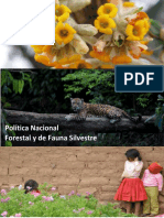 politica-nacional FORESTAL Y DE FAUNA SILVESTRE