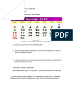Atividade de Matemática Dia 14-08-2020 PDF