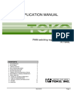 Application Manual: PWM Switching Regulator Controller IC TK11840L