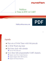 NuMicro WDT, Timer, RTC and UART Overview