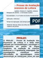 PROLEC avaliação leitura