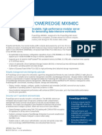 Poweredge Mx840C: Scalable, High-Performance Modular Server For Demanding Data-Intensive Workloads