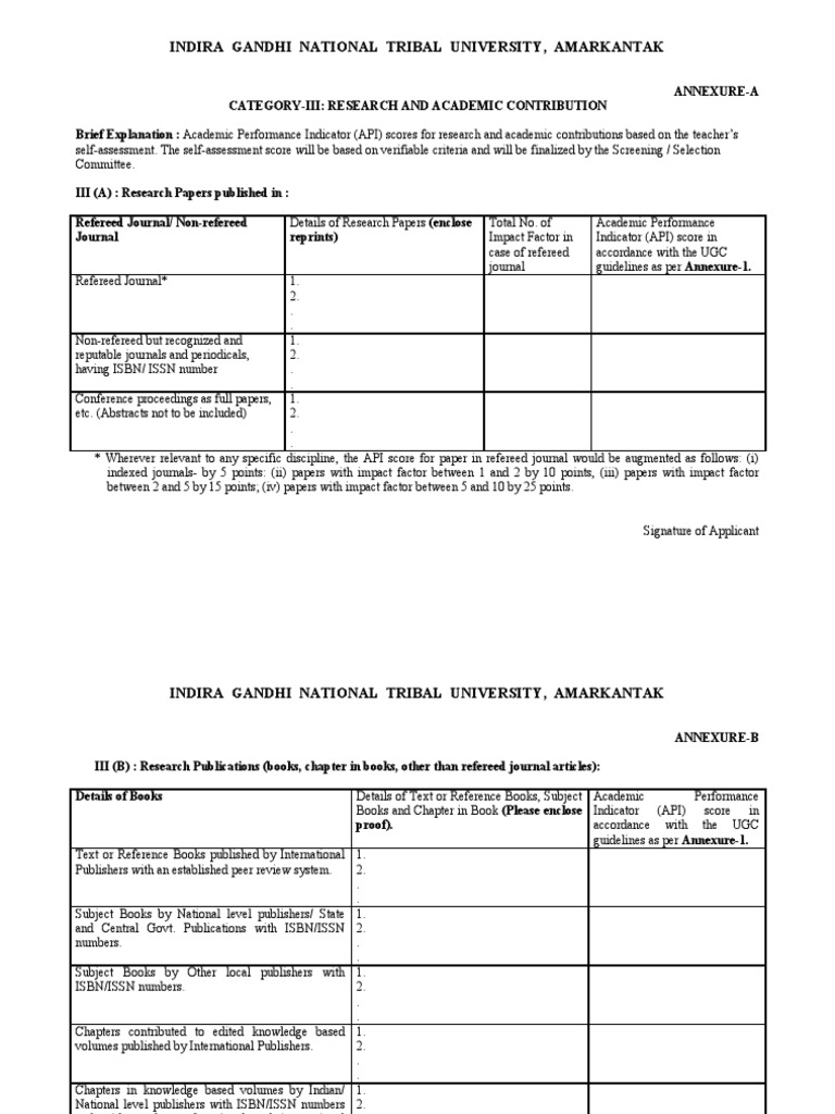 Academic Contributions at IGNTU Amarkantak | PDF | Doctor Of Philosophy ...