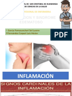 Inflamacion Y Sindrome Edematoso: Escuela Profesional de Enfermeria