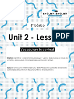 G6 - Unit 2 Lesson 1 - Vocabulary 1 Ocupaciones-Lugares