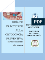 GUÍA DE PRÁCTICAS DE ORTODONCIA PREVENTIVA CI 2020 2021