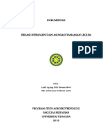 Fiksasi Nitrogen Dan Asosiasi Tanaman Legum: Dokumentasi