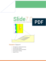 Model a Slope with and without Support