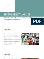 Sustainability and SDG: SOC 2101 - Society, Environment and Engineering Ethics Course Teacher: Minhajul Bashir