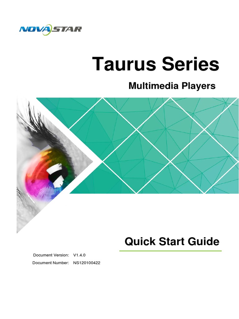 Taurus Series Multimedia Players Quick Start Guide V1.4.0 | PDF | Wi Fi ...