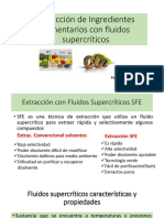 Extracción de Ingredientes Alimentarios Con Fluidos Supercríticos PDF