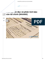 Hướng dẫn đọc và phân tích báo cáo tài chính (NHANH) PDF
