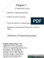 Chapter 1 - Introduction of Engineering Geology