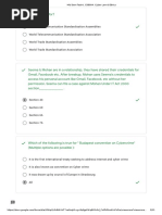 Mid Sem Test-II, CS8004_ Cyber Law & Ethics | MCQs