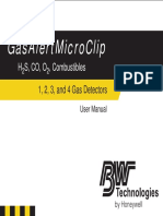 Gasalertmicroclip: H S, Co, O, Combustibles