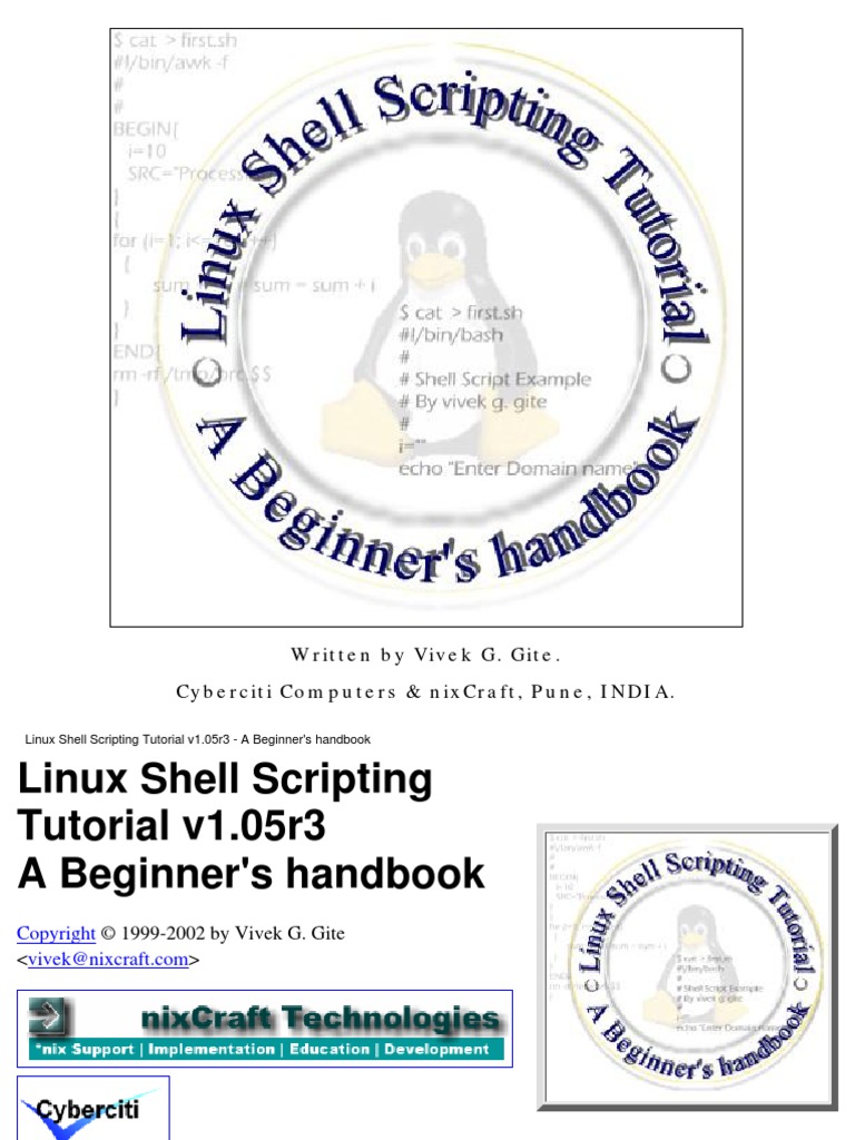 Shell Tutorial | PDF | Command Line Interface | Linux