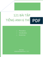 121 Bài tập Tiếng anh 6 thí điểm - Minh Phạm