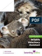 Wildlife Veterinary Assistant: Certificate in