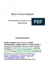 Mass Transit System