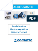 Caudalimetros Electromagnéticos EM - Manual de Usuario