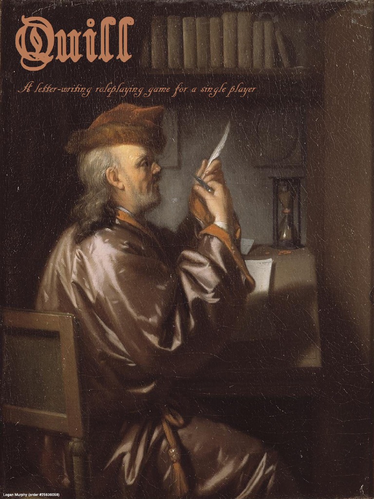 Quill A Letter Writing Roleplaying Game For A Single Player Pdf