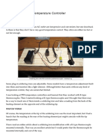 Soldering Iron PID Temperature Controller - PCB Smoke AGREGADO DE TERMOCUPLA TIPO K A SOLDADOR DE 220V