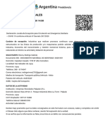 Actividades Esenciales: Fecha de Emisión: 28/05/2020 14:58