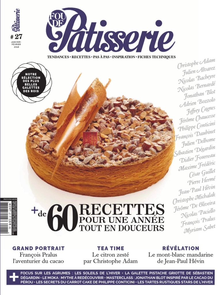 Bible Minceur Hugo Blanc Pdf Gratuit Fou de Pâtisserie 27 | PDF | Chocolat | Desserts