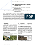Sustainable Architecture Analyses of Stepped Village, Case Study: Masouleh, Iran
