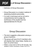 Download Definition of Group Discussion by maramreddyleela SN47253490 doc pdf