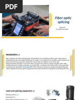 Fiber Optic Splicing Techniques Guide | PDF | Optical Fiber | Equipment