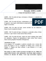 3° ano - semana 10.08 a 14.08