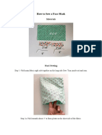 How To Sew A Face Mask PDF